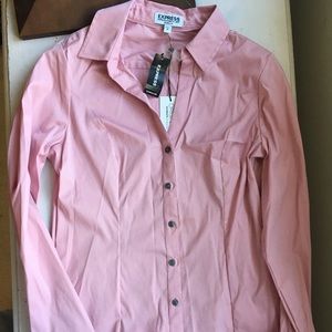 Express button down blouse